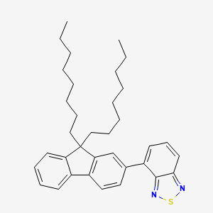 molecular formula C35H44N2S B6322264 Poly[(9,9-dioctylfluoren-2,7-diyl)-alt-co-(benzo[2,1,3]thiadiazol-4,7-diyl)] CAS No. 210347-52-7