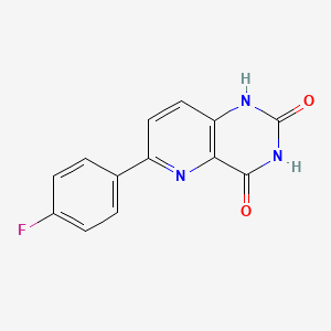 6-(4-Fluoro-phenyl)-pyrido[3,2-d]pyrimidine-2,4-diol, 95%