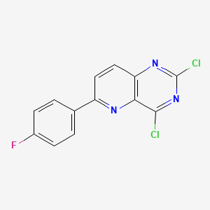 2,4-Dichloro-6-(4-fluorophenyl)pyrido[3,2-d]pyrimidine