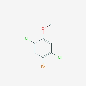 molecular formula C7H5BrCl2O B6322361 1-Bromo-2,5-dichloro-4-methoxybenzene CAS No. 55026-90-9