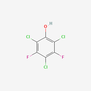 molecular formula C6HCl3F2O B6322424 2,4,6-Trichloro-3,5-difluorophenol;  99% CAS No. 2992-91-8
