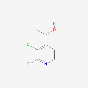 molecular formula C7H7ClFNO B6322446 1-(3-Chloro-2-fluoropyridin-4-yl)ethanol CAS No. 1149586-95-7