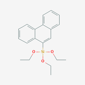 molecular formula C20H24O3Si B6322497 9-Phenanthrenyltriethoxysilane, 95% CAS No. 21591-53-7