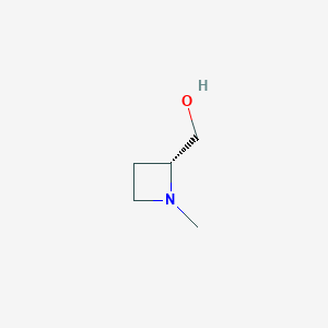 molecular formula C5H11NO B6322546 (R)-(1-Methyl-azetidin-2-yl)-methanol, 95% CAS No. 1932543-77-5