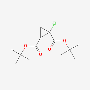 1-Chloro-1,2-cyclopropanedicarboxylic acid 1,2-bis(tert-butyl)ester