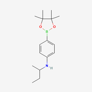 4-sec-Butylamino-benzene boronic acid pinacol ester