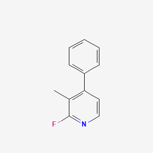 molecular formula C12H10FN B6322576 2-Fluoro-3-methyl-4-phenylpyridine CAS No. 1803800-12-5