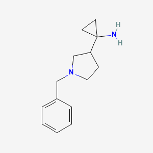 molecular formula C14H20N2 B6322614 1-(1-Benzyl-pyrrolidin-3-yl)-cyclopropylamine CAS No. 851388-61-9