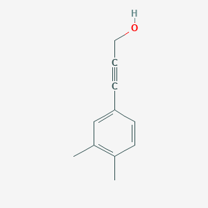 molecular formula C11H12O B6322637 3-(3,4-Dimethyl-phenyl)-prop-2-yn-1-ol, 97% CAS No. 26801-34-3
