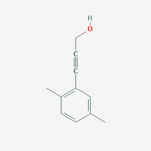 molecular formula C11H12O B6322645 3-(2,5-Dimethyl-phenyl)-prop-2-yn-1-ol, 97% CAS No. 1093173-15-9