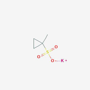 B6322680 Potassium 1-methylcyclopropane-1-sulfonate CAS No. 923032-54-6