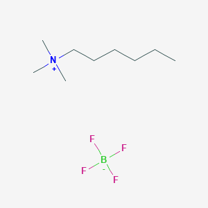 N-Trimethyl-N-hexylammonium tetrafluoroborate;  99.5%