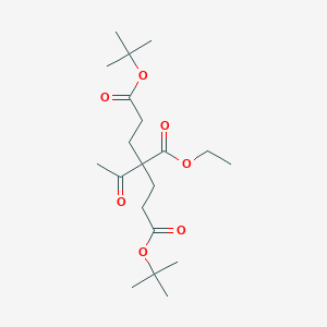 molecular formula C20H34O7 B6322695 1,5-Di-t-butyl 3-ethyl 3-acetylpentane-1,3,5-tricarboxylate CAS No. 1135619-58-7