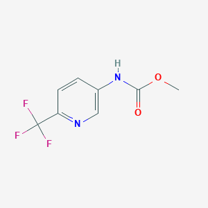 molecular formula C8H7F3N2O2 B6322739 Methyl 6-(trifluoromethyl)-3-pyridylcarbamate CAS No. 648423-74-9