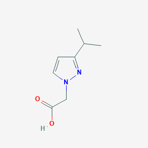 molecular formula C8H12N2O2 B6322771 2-(3-Isopropyl-1H-pyrazol-1-yl)acetic acid CAS No. 1531555-49-3