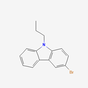molecular formula C15H14BrN B6322797 3-Bromo-9-propyl-9H-carbazole CAS No. 865443-61-4