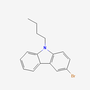 molecular formula C16H16BrN B6322810 3-Bromo-9-butyl-9H-carbazole CAS No. 628336-99-2