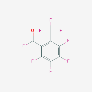 2,3,4,5-Tetrafluoro-6-(trifluoromethyl)benzoyl fluoride, 75%
