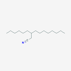 molecular formula C17H33N B6322867 3-Hexylundecanenitrile, 95% CAS No. 93815-05-5