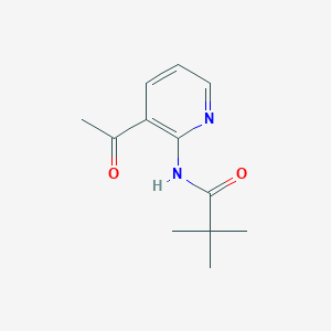 molecular formula C12H16N2O2 B6322901 N-(3-Acetylpyridin-2-yl)pivalamide CAS No. 161987-58-2