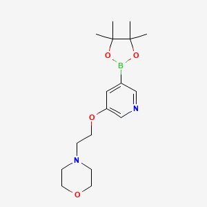 5-(2-Morpholinoethoxy)pyridine-3-boronic acid pinacol ester