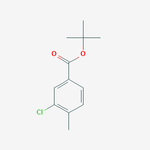 molecular formula C12H15ClO2 B6323025 tert-Butyl 3-chloro-4-methylbenzoate CAS No. 479234-38-3