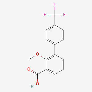 2-Methoxy-3-(4-trifluoromethylphenyl)benzoic acid, 95%