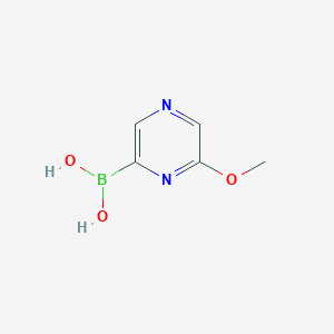 molecular formula C5H7BN2O3 B6323082 6-Methoxypyrazine-2-boronic acid CAS No. 934346-27-7