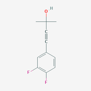 4-(3,4-Difluoro-phenyl)-2-methyl-but-3-yn-2-ol, 97%