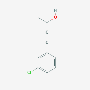 molecular formula C10H9ClO B6323117 4-(3-Chloro-phenyl)-but-3-yn-2-ol, 97% CAS No. 265661-01-6