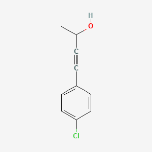molecular formula C10H9ClO B6323134 4-(4-Chloro-phenyl)-but-3-yn-2-ol, 97% CAS No. 153395-93-8
