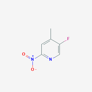 molecular formula C6H5FN2O2 B6323135 5-Fluoro-4-methyl-2-nitropyridine CAS No. 1628184-28-0