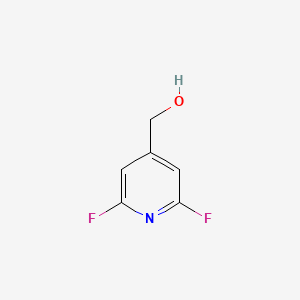 molecular formula C6H5F2NO B6323136 2,6-Difluoro-4-pyridinemethanol, 98% CAS No. 1006299-98-4