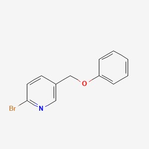 molecular formula C12H10BrNO B6323151 2-Bromo-5-(phenoxymethyl)pyridine CAS No. 845973-23-1