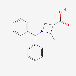molecular formula C18H19NO2 B6323199 1-Benzhydryl-2-methyl-azetidine-3-carboxylic acid CAS No. 2231673-50-8