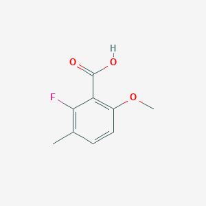 molecular formula C9H9FO3 B6323202 2-Fluoro-6-methoxy-3-methylbenzoic acid CAS No. 1427433-05-3