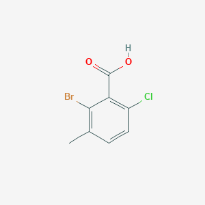 molecular formula C8H6BrClO2 B6323205 2-Bromo-6-chloro-3-methylbenzoic acid CAS No. 2091629-72-8