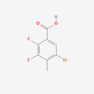 molecular formula C8H5BrF2O2 B6323240 5-Bromo-2,3-difluoro-4-methylbenzoic acid CAS No. 2133041-48-0