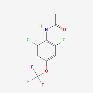 molecular formula C9H6Cl2F3NO2 B6323304 2,6-Dichloro-4-(trifluoromethoxy)acetanilide CAS No. 2088942-36-1
