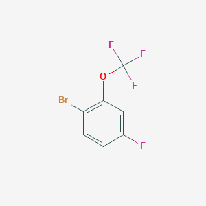 molecular formula C7H3BrF4O B6323349 1-Bromo-4-fluoro-2-(trifluoromethoxy)benzene CAS No. 1242252-07-8