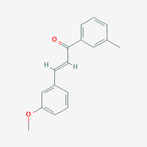 molecular formula C17H16O2 B6323422 (2E)-3-(3-Methoxyphenyl)-1-(3-methylphenyl)prop-2-en-1-one CAS No. 157407-87-9