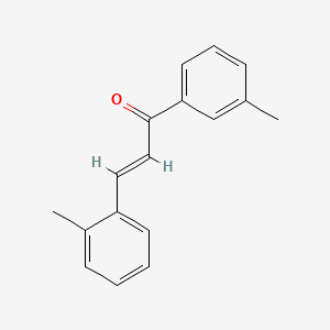 molecular formula C17H16O B6323460 (2E)-3-(2-Methylphenyl)-1-(3-methylphenyl)prop-2-en-1-one CAS No. 1322663-72-8