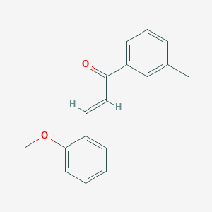 molecular formula C17H16O2 B6323472 (2E)-3-(2-Methoxyphenyl)-1-(3-methylphenyl)prop-2-en-1-one CAS No. 1322807-36-2