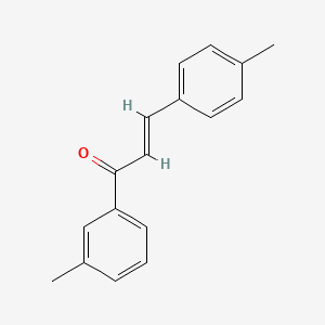 molecular formula C17H16O B6323485 (2E)-1-(3-Methylphenyl)-3-(4-methylphenyl)prop-2-en-1-one CAS No. 52182-27-1