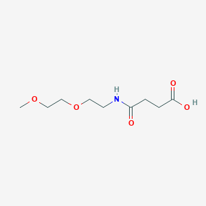 molecular formula C9H17NO5 B6323490 α-甲氧基-ω-羧酸聚(乙二醇) (PEG-WM 20.000 道尔顿) CAS No. 92450-99-2