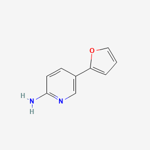B6323548 5-(Furan-2-yl)pyridin-2-amine, 95% CAS No. 827588-93-2
