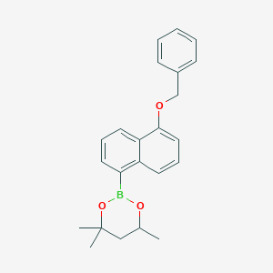 2-(5-Benzyloxy-1-naphthyl)-4,4,6-trimethyl-1,3,2-dioxaborinane