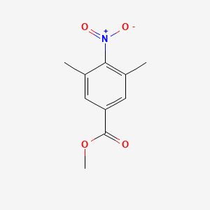 molecular formula C10H11NO4 B6323659 Methyl 3,5-dimethyl-4-nitrobenzoate, 95% CAS No. 3277-04-1