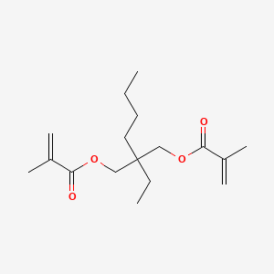 molecular formula C17H28O4 B6323759 2-Butyl-2-ethyl-1,3-propanediol dimethacrylate CAS No. 15422-98-7