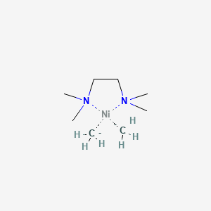 molecular formula C8H22N2Ni-2 B6323807 Dimethyl(N,N,N',N'-tetramethylethylenediamine)nickel(II) CAS No. 122905-76-4